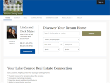 Tablet Screenshot of forsaleonlakeconroe.com